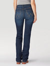 Wrangler Womens The Ultimate Riding Bootcut Willow Mid Rise - Hallie - Broken horn