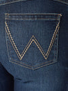 Wrangler Womens The Ultimate Riding Bootcut Willow Mid Rise - Hallie - Broken horn