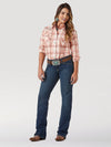 Women's Wrangler Q-Baby Ultimate Riding Jeans by KONTOOR in Tuff Buck with classic denim style and durable stitching