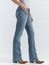 Wrangler Women Retro Mae Mid Rise Boot Cut Jean - Broken horn