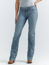 Wrangler Women Retro Mae Mid Rise Boot Cut Jean - Broken horn