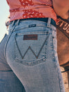 Wrangler Women Retro Mae Mid Jean Bootcut - Broken horn