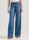 Wrangler Retro Bailey High Rise Wide Leg Jean - Broken horn