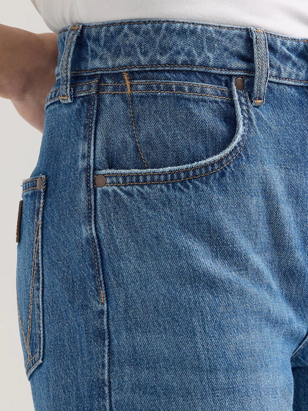 Wrangler Retro Bailey High Rise Wide Leg Jean - Broken horn