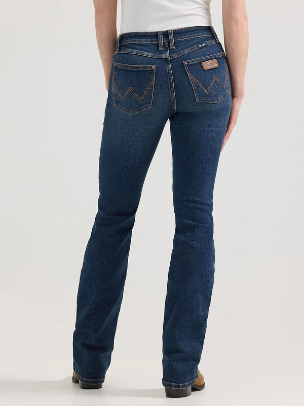 Wrangler Women's  Retro® Mae Mid Rise Bootcut Jean - Broken horn