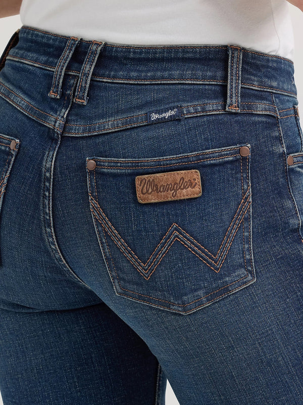 Wrangler Women's  Retro® Mae Mid Rise Bootcut Jean - Broken horn