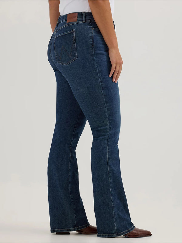Wrangler Women Bespoke High Rise Bootcut Jean - Broken horn