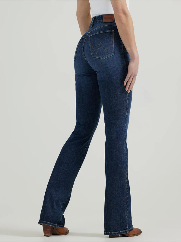 Wrangler Women Bespoke High Rise Bootcut Jean - Broken horn