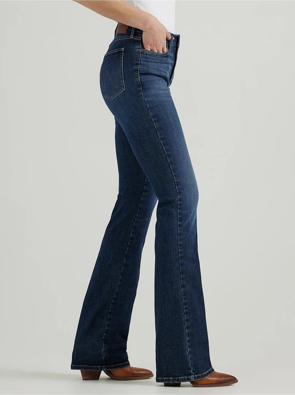 Wrangler Women Bespoke High Rise Bootcut Jean - Broken horn