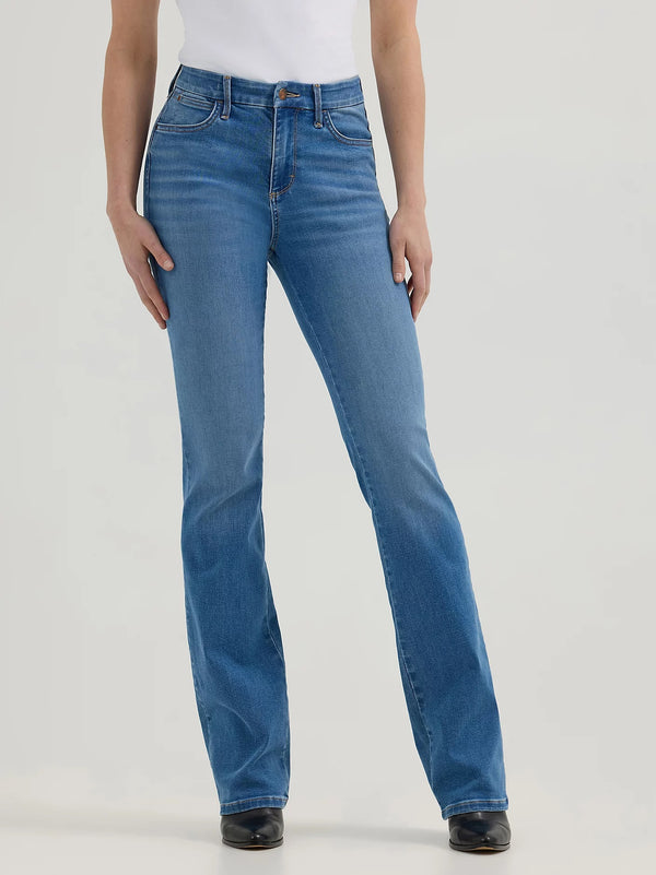 Wrangler Women Bespoke High Rise Bootcut Jean - Broken horn