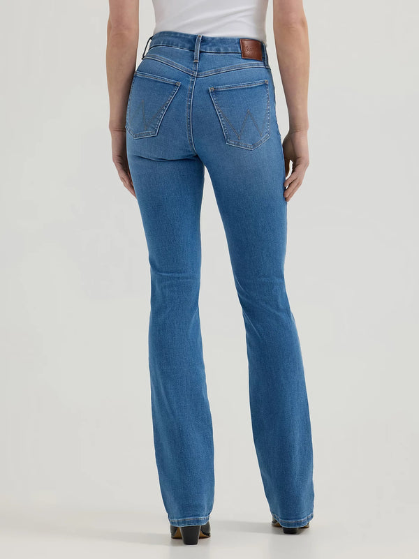 Wrangler Women Bespoke High Rise Bootcut Jean - Broken horn