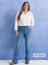 Wrangler Women Bespoke High Rise Bootcut Jean - Broken horn