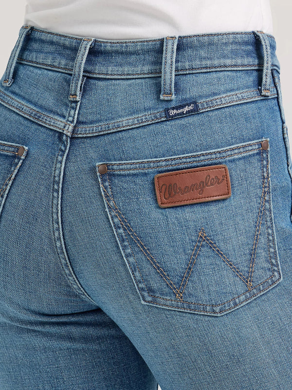 Wrangler Women's  Retro® Bailey High Rise Bootcut Jean - Broken horn