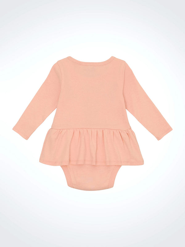 Wrangler Baby's Western Graphic Skirted Bodysuit - Broken horn