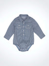 Wrangler Baby Boy's Long Sleeve Body Suit - Broken horn