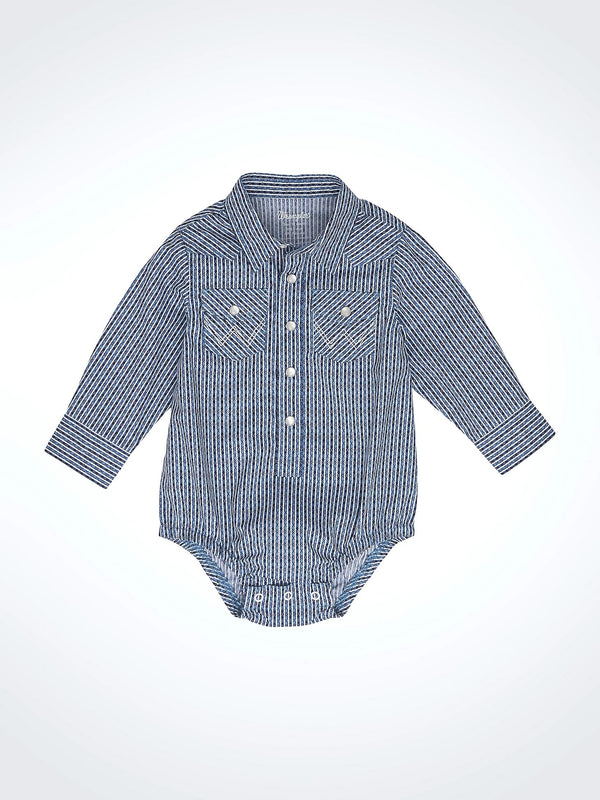 Wrangler Baby Boy's Long Sleeve Body Suit - Broken horn