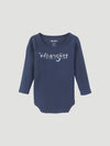 Wrangler Logo Print Romper - Broken horn
