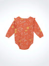 Wrangler Baby's Ruffle Shoulder Onsie - Broken horn