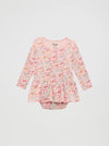 Wrangler Girl's Skirted Body Suit - Broken horn