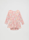 Wrangler Girl's Skirted Body Suit - Broken horn