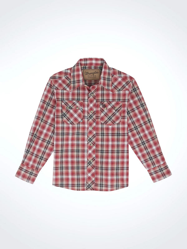 Wrangler Boy's Retro Snap Shirt - Broken horn