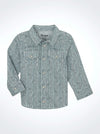 Wrangler Boys Western Snap Shirt - Broken horn