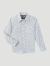 Wrangler Boy's 20X Advanced Comfort Western Snap - Broken horn