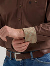 Wrangler Men's George Strait Button Down One Pocket Shirt - Broken horn