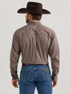 Wrangler Men's George Strait Button Down One Pocket Shirt - Broken horn