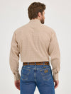 Wrangler Men George Strait Troubadour Snap Shirt - Broken horn