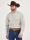 Wrangler Men George Strait Troubadour Snap Shirt - Broken horn
