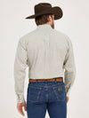 Wrangler Men George Strait Troubadour Snap Shirt - Broken horn