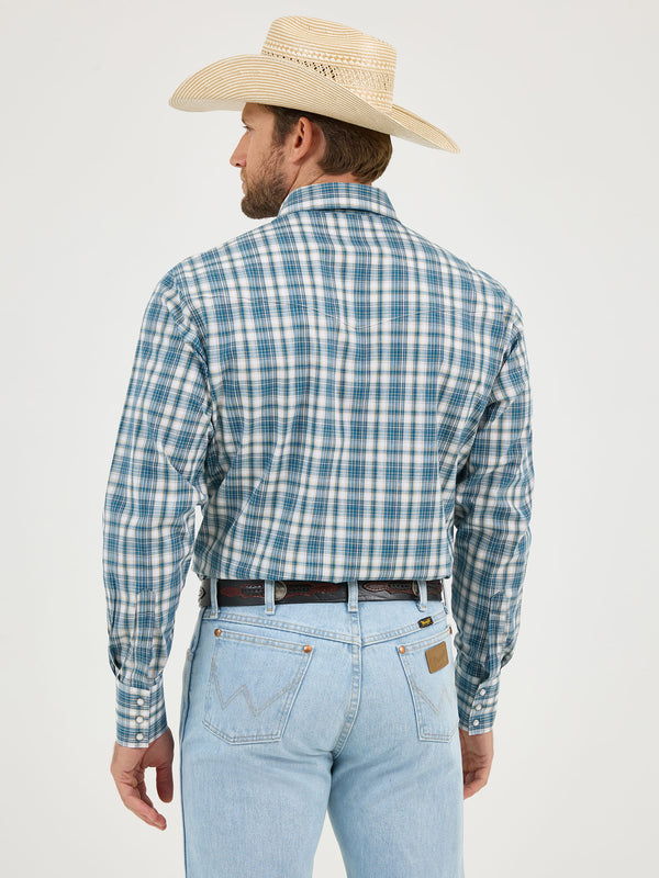Wrangler Wrinkle Resist Classic Fit Shirt - Broken horn