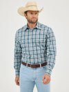 Wrangler Wrinkle Resist Classic Fit Shirt - Broken horn