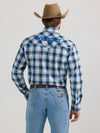 Wrangler Men's Logo Snap Shirt - Broken horn