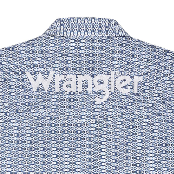 Wrangler Men's Logo Snap Shirt - Broken horn