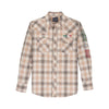Wrangler Men's Logo Snap Shirt - Broken horn