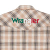 Wrangler Men's Logo Snap Shirt - Broken horn