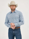 Wrangler Men's Logo Snap Shirt - Broken horn