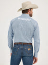 Wrangler Men's Logo Snap Shirt - Broken horn