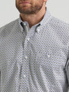 Wrangler Men's George Strait Button Down Shirt - Broken horn