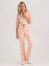 Wrangler Women's Colorwash Slim Western Snap - Broken horn