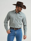 Wranlger Men's Western Logo Snap Shirt - Broken horn