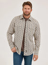 Wrangler Men's Retro Western Snap Shirt - Broken horn