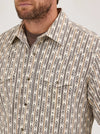 Wrangler Men's Retro Western Snap Shirt - Broken horn