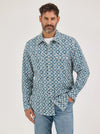 Wrangler Men's Retro Western Snap Shirt - Broken horn
