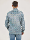 Wrangler Men's Retro Western Snap Shirt - Broken horn