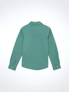 Wrangler Girl's Colorwash Western Snap - Broken horn