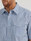 Wrangler Men 20X Competition Advanced Comfort Western Snap - Broken horn