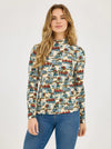 Wrangler Women's Western Print Shirt - Broken horn